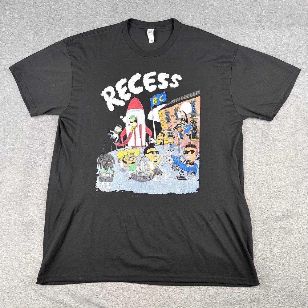 Lyfee Recess That Mexican OT Graphic Tee Black Mens 2XL Short Sleeve T-Shirt